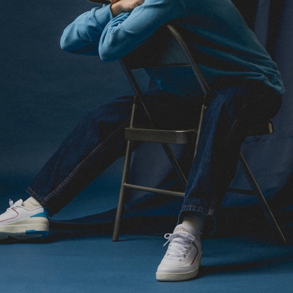 Women's Air Jordan 2 Retro Low 'UNC to Chicago' - Picture 2 of 16